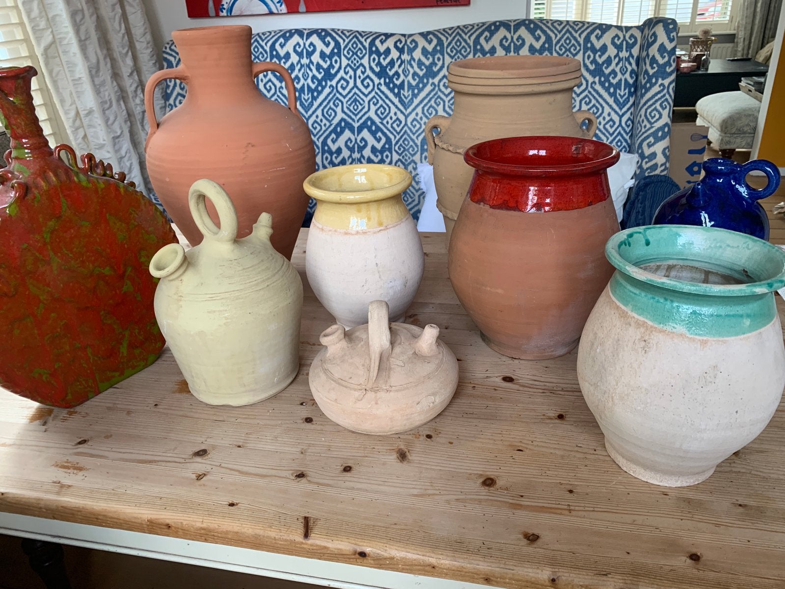 Te koop verschillende terracotta vazen/potten, Huis en Inrichting, Meerkleurig, Geschikt voor buiten, Nieuw, Ophalen of Verzenden