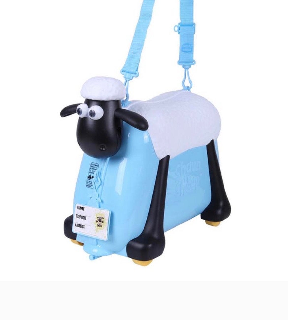 Shaun het Schaap Koffer - Blauw, Ophalen of Verzenden, Zo goed als nieuw, Overige typen