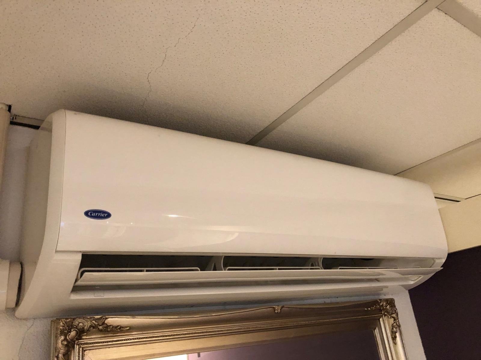 Carrier Wandairco - Koelen en Ontvochtigen, Witgoed en Apparatuur, Airco's, Ophalen, Gebruikt, Minder dan 60 m³, 3 snelheden of meer