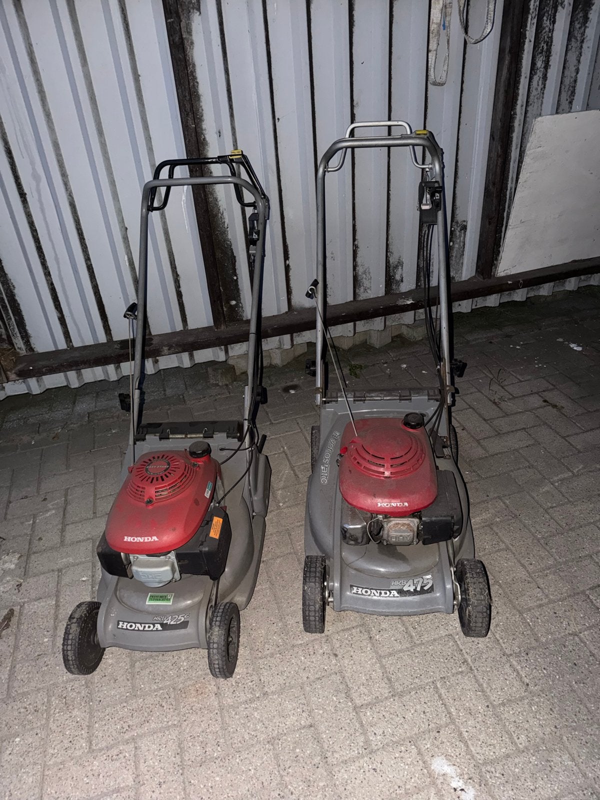 2x Honda grasmaaier met aandrijving (opknappers), Tuin en Terras, Grasmaaiers, Ophalen of Verzenden, Gebruikt, Benzine-grasmaaier