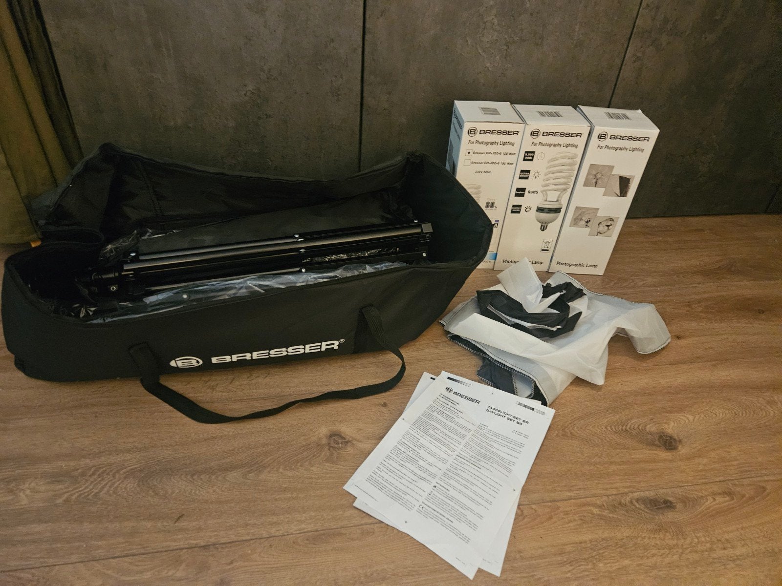 Bresser Volledige Daglichtset - 3 BR-JDD-6 125 lamp, Overige merken, Ophalen, Zo goed als nieuw