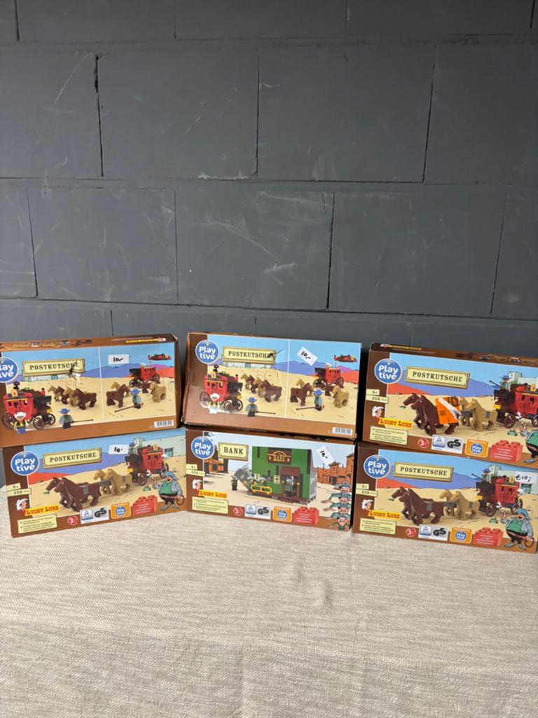 Playtive lucky luke lidl postkoets set past ook op lego, Ophalen, Nieuw, Playtive, Nb