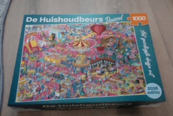 Puzzel 1000 stukjes de huishoudbeurs editie 2026, Ophalen of Verzenden, 500 t/m 1500 stukjes, Zo goed als nieuw