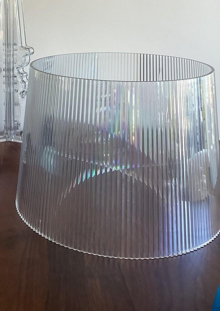 Een transparante lampenkap Kartell Bourgie,, Ophalen of Verzenden, Zo goed als nieuw, Rond