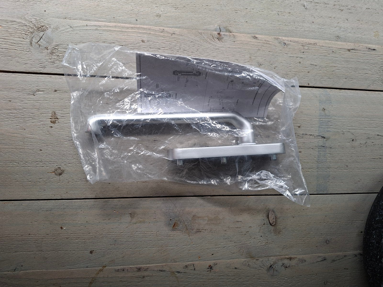 Deurbeslag voor schuifpui met klink - Nieuw in verpakking, Ophalen, Nieuw, Overige materialen, Klink of Kruk