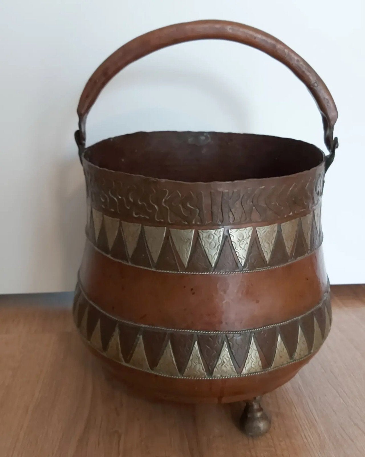 Grote koperen pot, Antiek en Kunst, Antiek | Koper en Brons, Ophalen