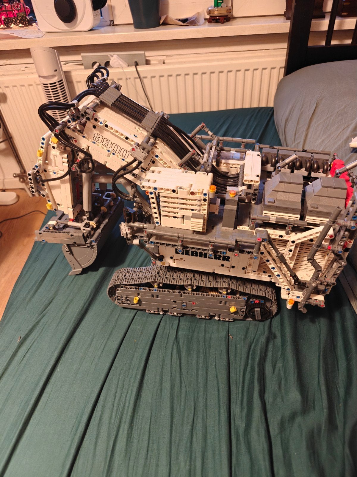 Lego Technic 42100 Liebherr R 9800 Graafmachine, Ophalen, Compleet, Lego, Zo goed als nieuw