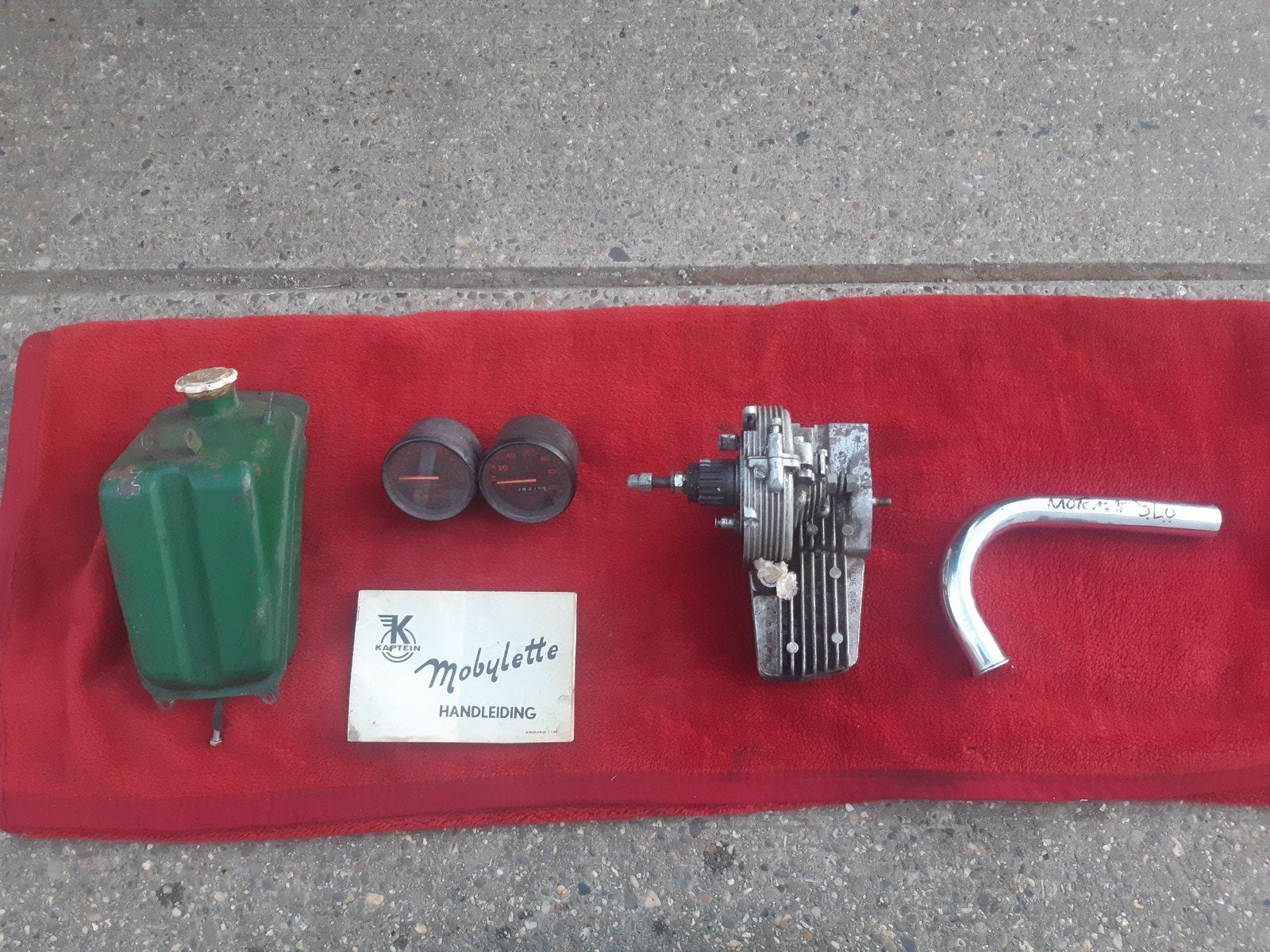 ORGINELE OLDTIMER ONDERDELEN YAMAHA KLOKKEN ENZ, Ophalen of Verzenden, Nieuw, Uitlaat, Overige merken