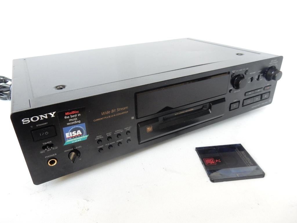 Sony MDS JB 920 Qs Top Mini Disc speler in mooie staat., Ophalen of Verzenden, Gebruikt, Sony
