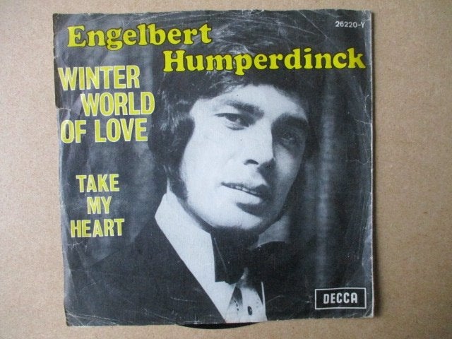s2483 engelbert humperdinck - winter world of love, Ophalen, Gebruikt, 7 inch, Overige genres