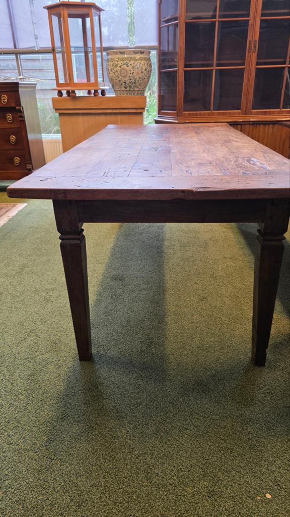 Antieke Franse Boerentafel met Geleefd Uiterlijk, Antiek en Kunst, Ophalen