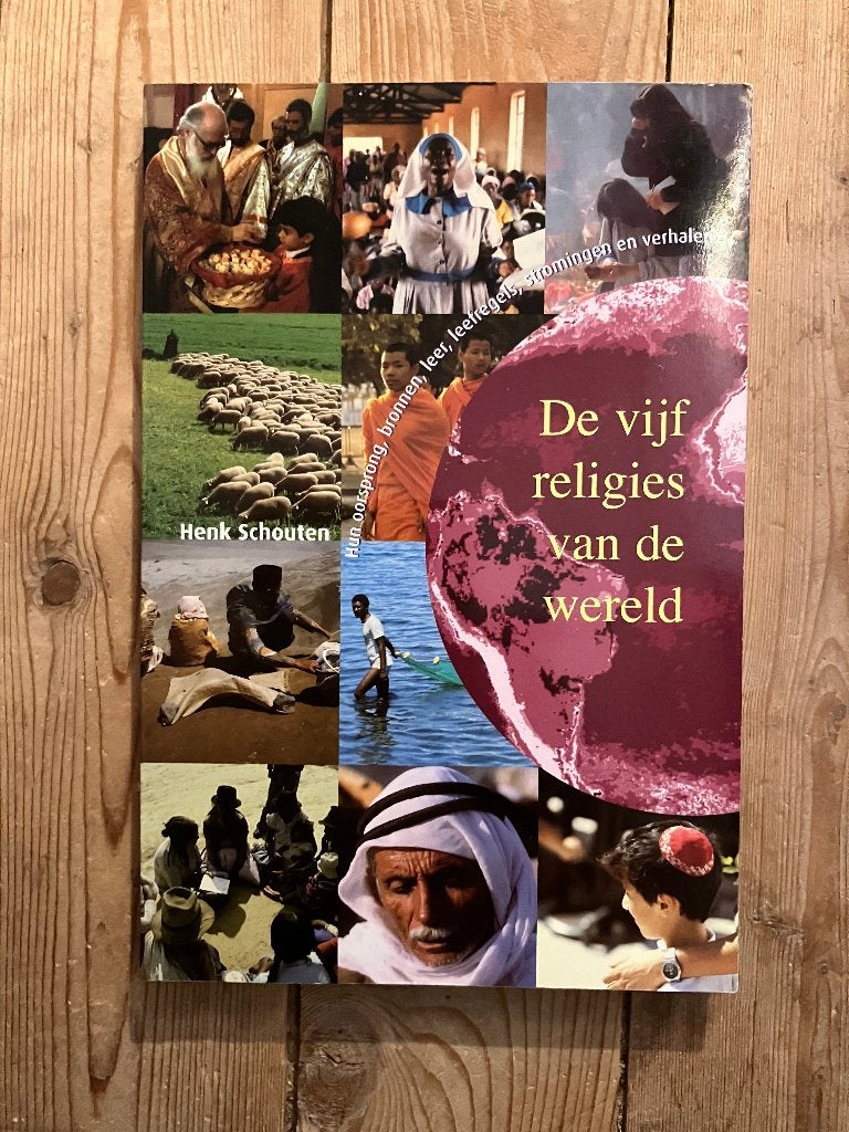 De vijf religies van de wereld, Ophalen of Verzenden, Zo goed als nieuw, Henk Schouten, Hindoeïsme