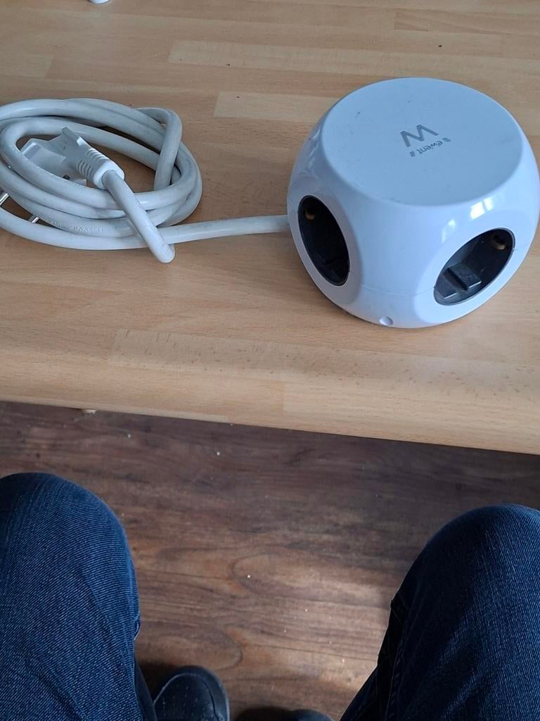 W Event 3-weg stekkerdoos met kabel, Ophalen of Verzenden, Gebruikt, Stopcontact