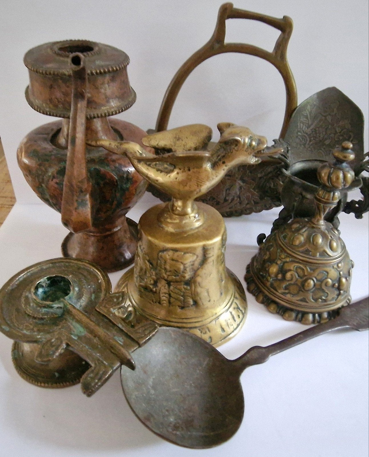 Groot lot antieke voorwerpen., Ophalen of Verzenden