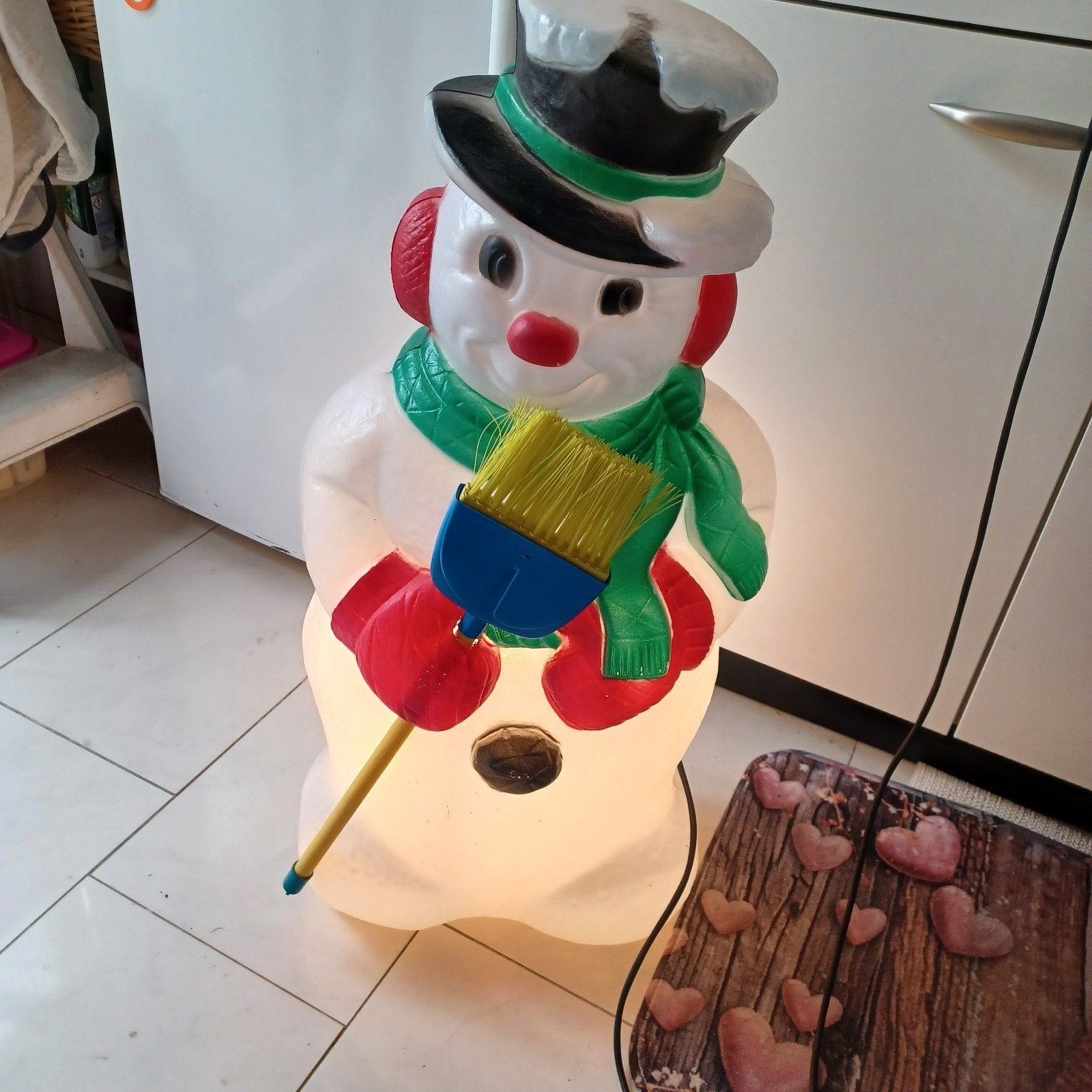 Sneeuwpop met verlichting  20€, Ophalen of Verzenden