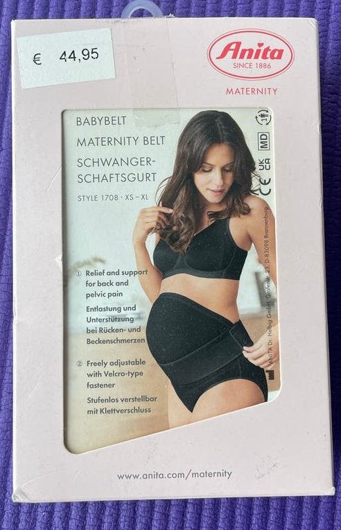 Anita Zwangerschapsband 1708, maat XL - Nieuw, Kleding | Dames, Positiekleding, Maat 46/48 (XL) of groter, Nieuw, Ophalen of Verzenden