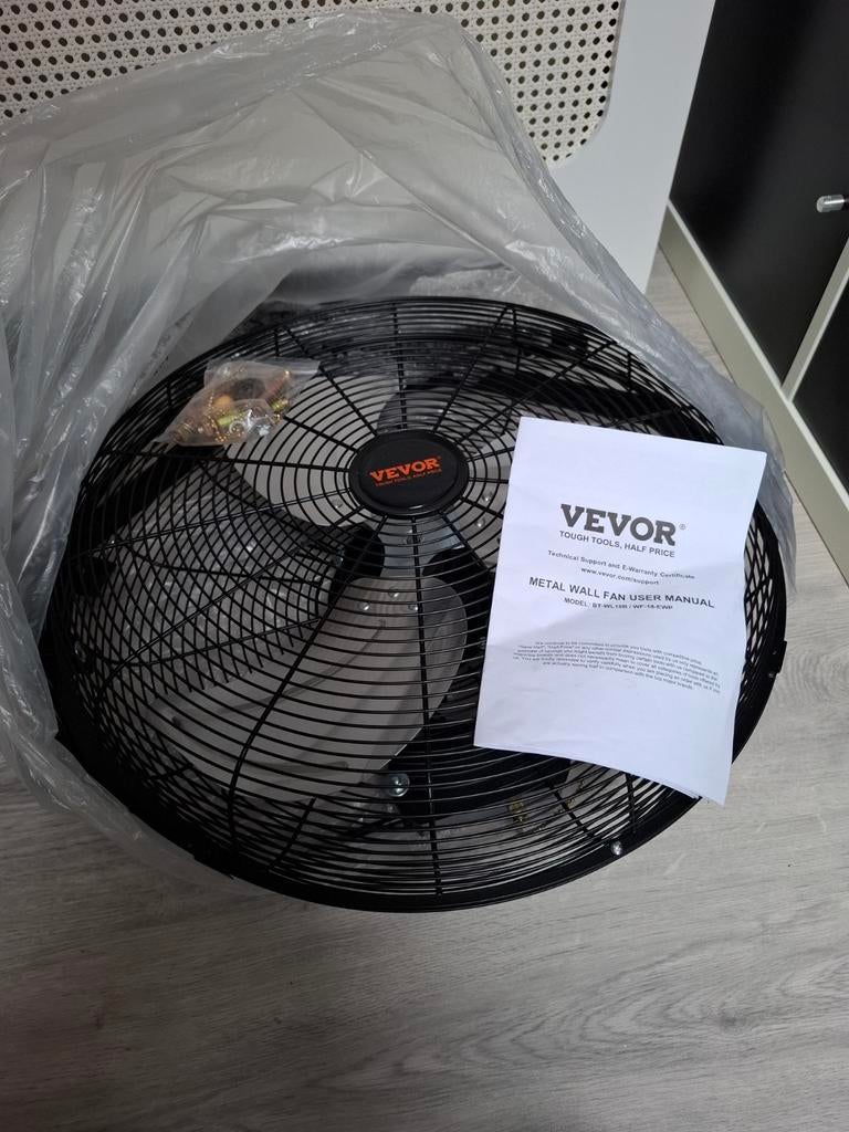 Vevor Metalen Wandventilator - Nieuw, Ophalen of Verzenden, Nieuw