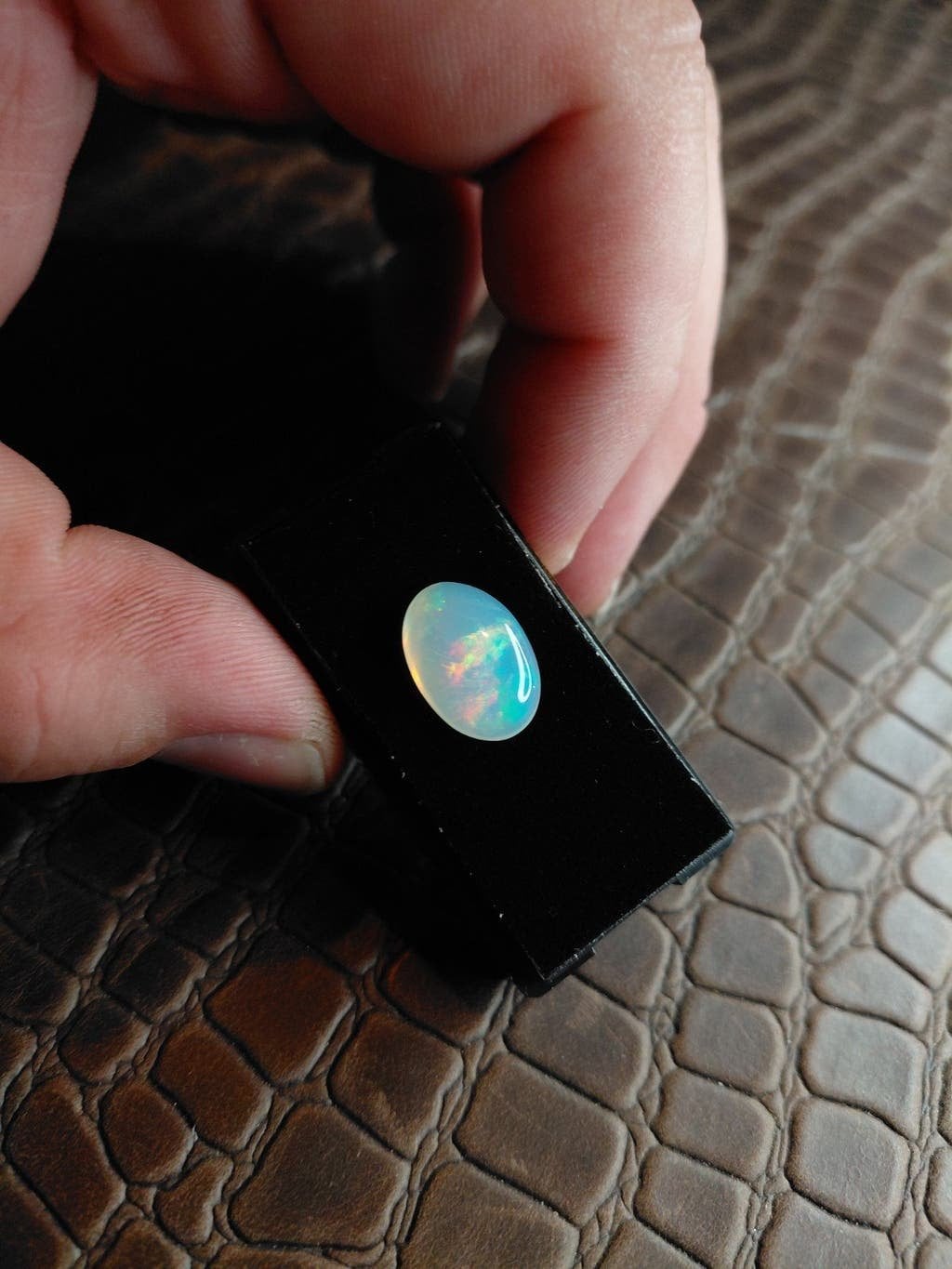Extreem kleurrijke regenboog opaal, Ophalen of Verzenden, Nieuw