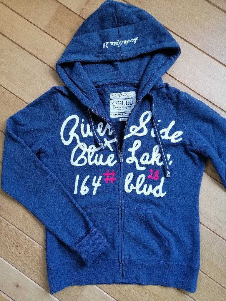 O'BLEU vest met kapuchon blauw maat M - nieuw -, Kleding | Dames, O' Bleu, Ophalen of Verzenden, Nieuw, Blauw
