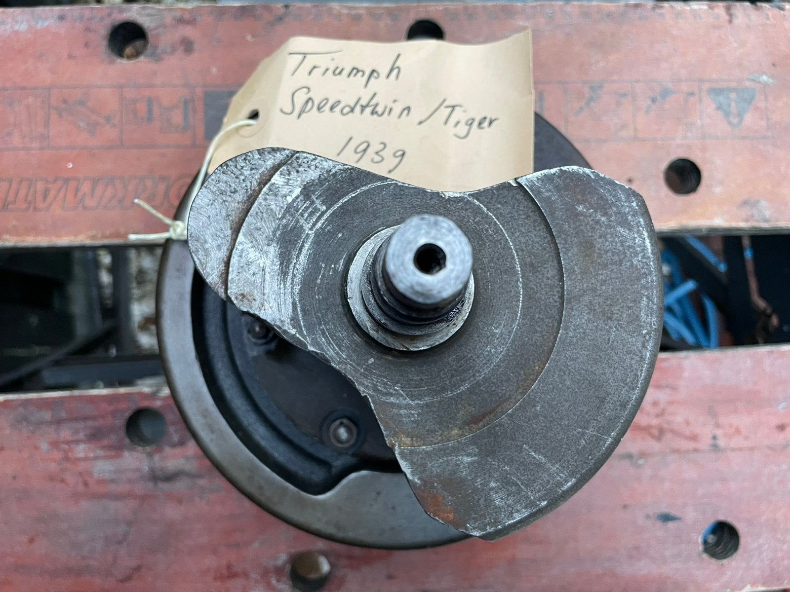 Triumph Pre Unit crank 1938-55 E1460 Speedtwin/Tiger 1939?, Ophalen of Verzenden, Gebruikt