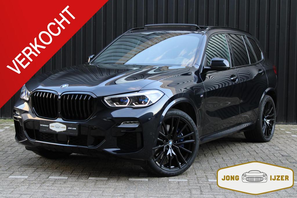BMW X5 xDrive 45e M SPORT PANO LASER HUD H&K TREKHAAK 360, Auto's, BMW, Bedrijf, X5, 360° camera, 4x4, ABS, Achteruitrijcamera