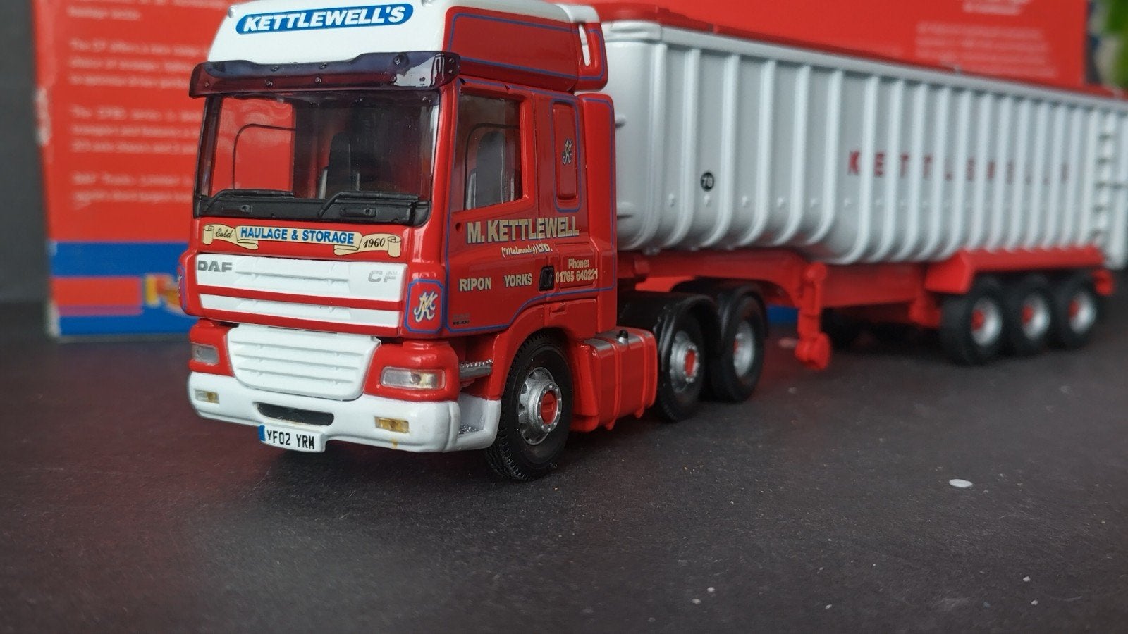 Daf CF Bulk Tipper Kettlewell 1:50 Corgi Pil, Corgi, ., Zo goed als nieuw, Corgi