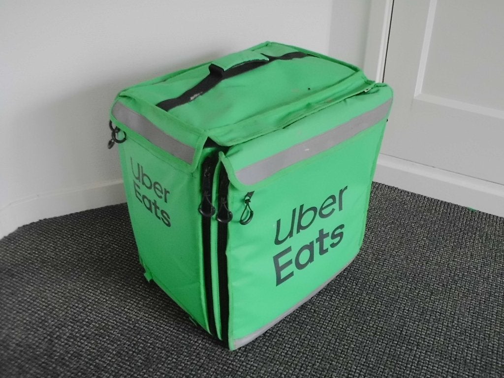 used but fair food delivery bag, nette, gebruikte bezorgtas, 40 cm of meer, Gebruikt, Ophalen, Overige merken