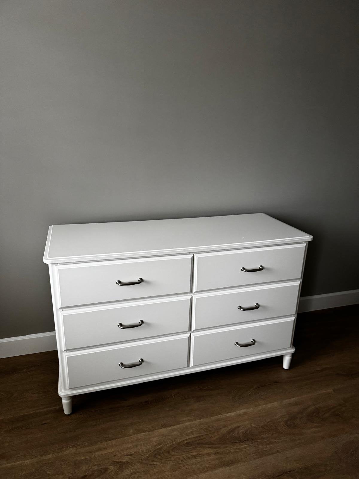Ikea ladekast wit, Huis en Inrichting, Ophalen, 100 tot 150 cm, 5 laden of meer, Zo goed als nieuw