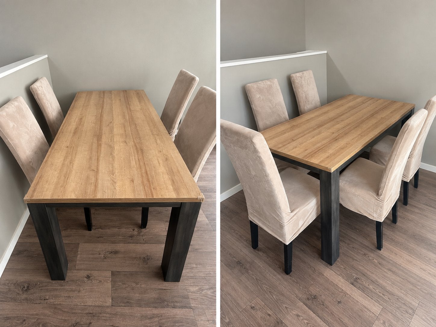 Dinning table with chair, Huis en Inrichting, Ophalen, Overige materialen, 50 tot 100 cm, Zo goed als nieuw