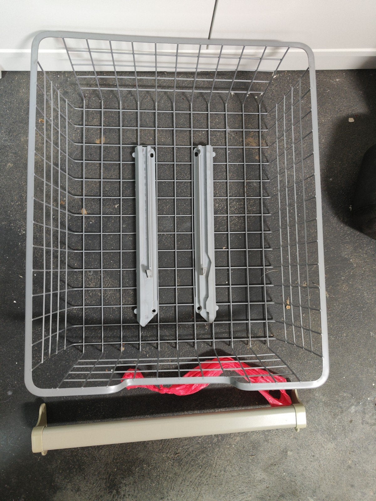 PAX Draadmand met geleiders en kledingroede, Ophalen, 50 tot 75 cm, 50 tot 100 cm, Minder dan 100 cm