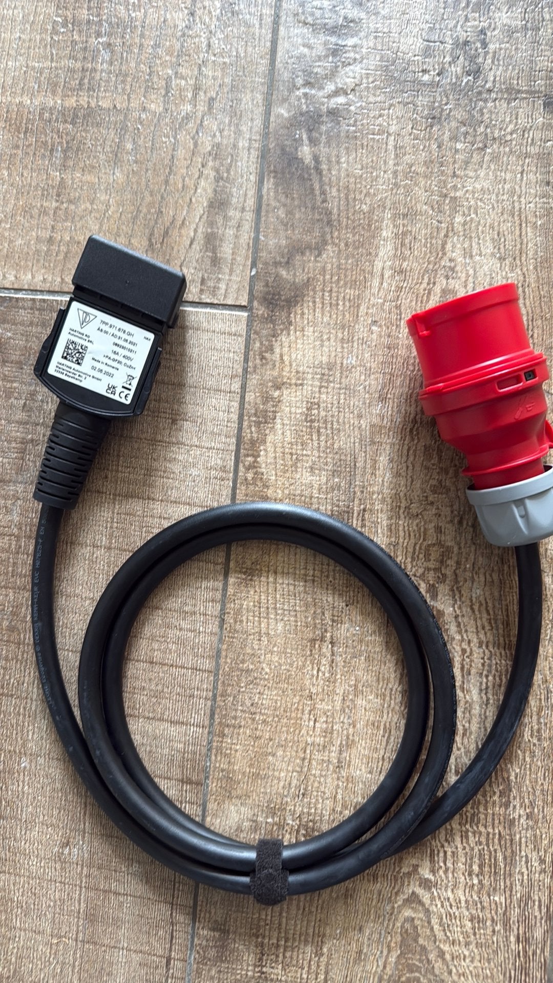 Audi 11KwH thuislader stekker 16A/400V 3-fasen, Ophalen of Verzenden, Gebruikt, Audi