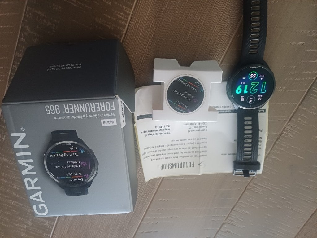 Garmen 965 Sporthorloge, Zwart, Garmin, Ophalen of Verzenden, Zo goed als nieuw