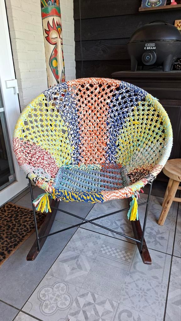 Urban Outfitters Rocker Chair - Schommelstoel, Ophalen of Verzenden, Zo goed als nieuw, Wit, Eén