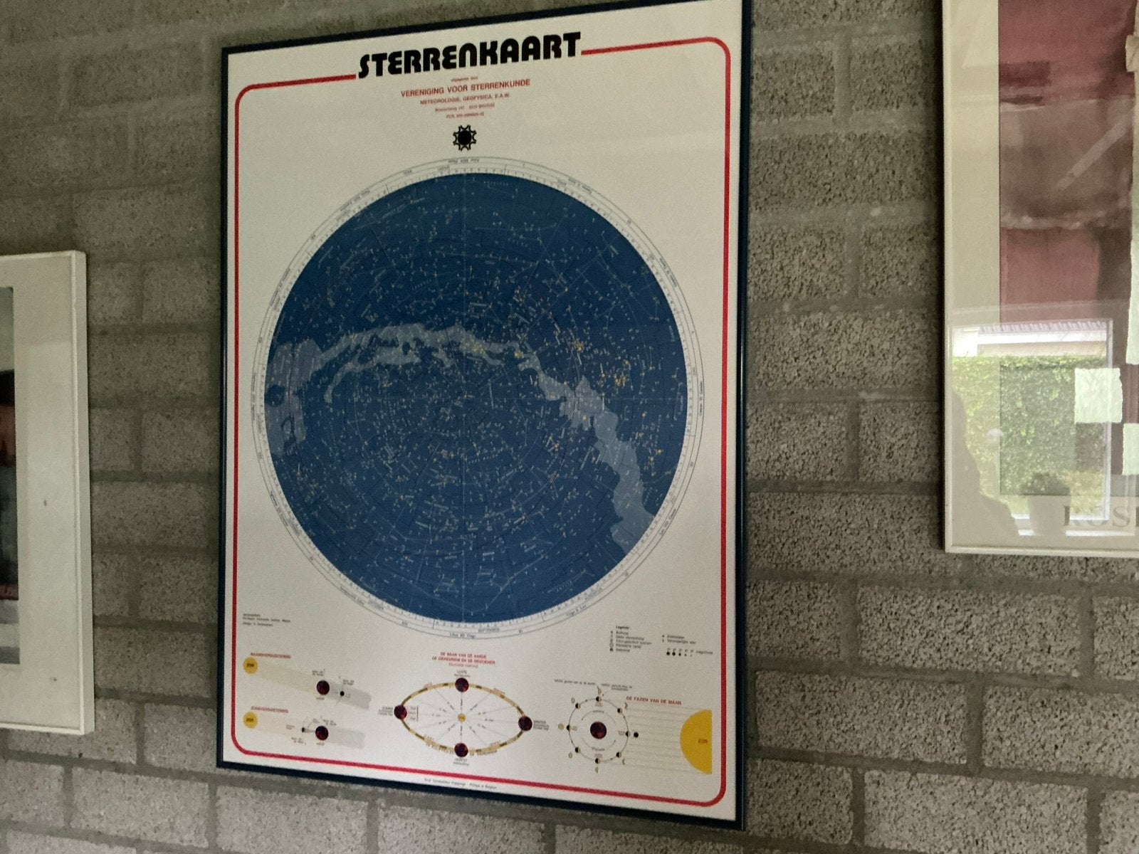 Sterrenkaart, Ophalen, Zo goed als nieuw, Minder dan 50 cm, Schilderij