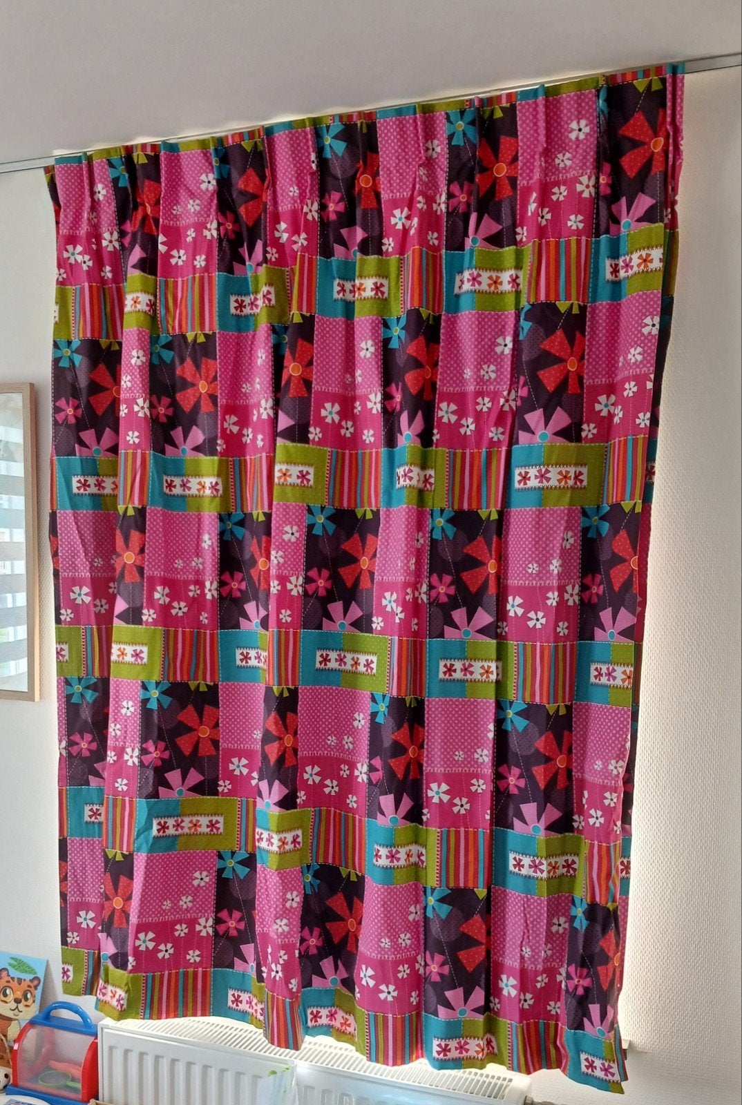 2 Gordijnen verduisterend, Ophalen, 120 cm, Gebruikt, Verduisterend