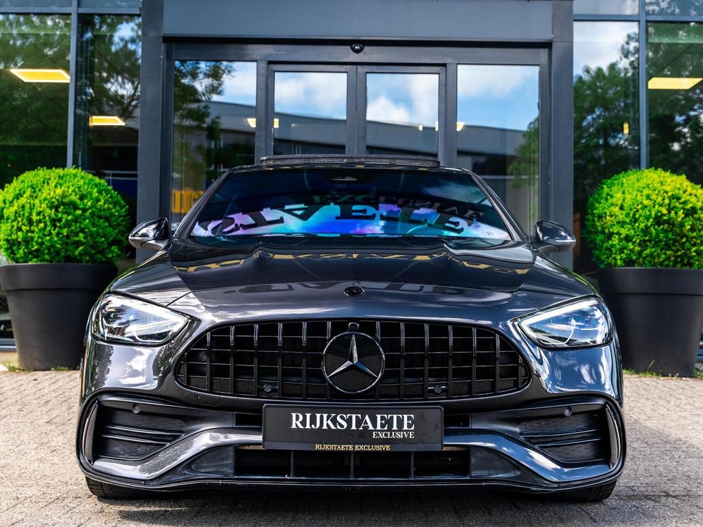 Mercedes C-klasse 300 AMG Line|PANO|BURMESTER|CAMERA|ACC|19', Automaat, 4 cilinders, 258 pk, Bedrijf