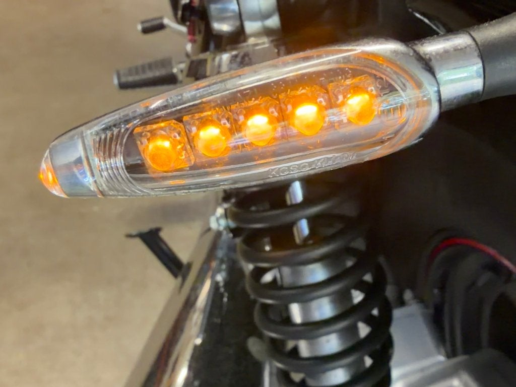 KOSO Led richtingaanwijzers chrome, Ophalen of Verzenden