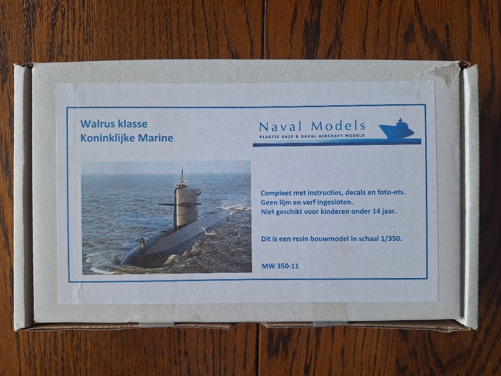 1:350 1/350 Naval Models Walrus klasse Koninklijke Marine, Hobby en Vrije tijd, Modelbouw | Boten en Schepen, Ophalen of Verzenden