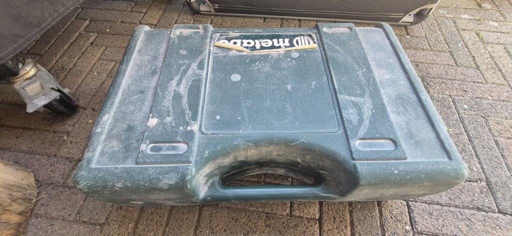 Metabo slijptol in koffer, Ophalen