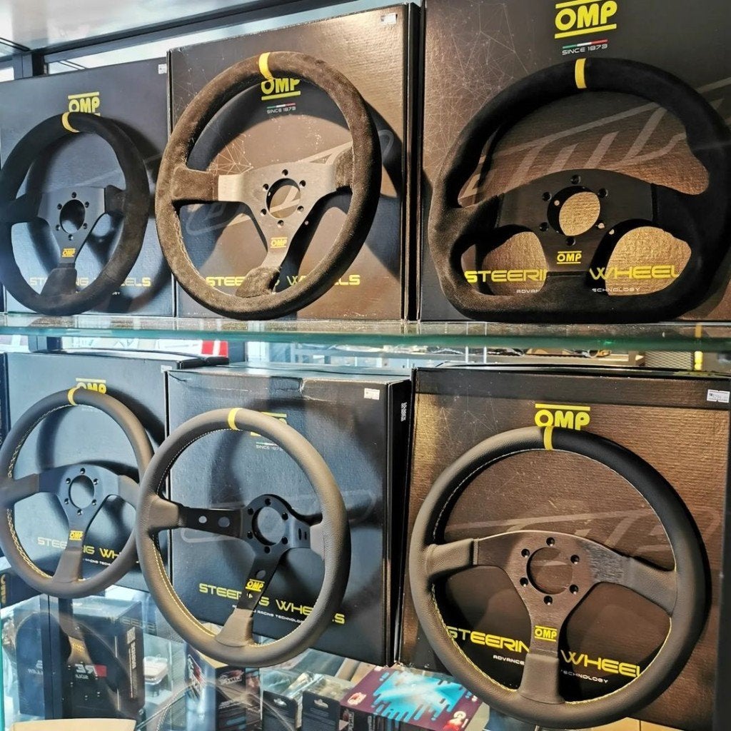 OMP Sportstuur stuur Racestuur autostuur leder suede