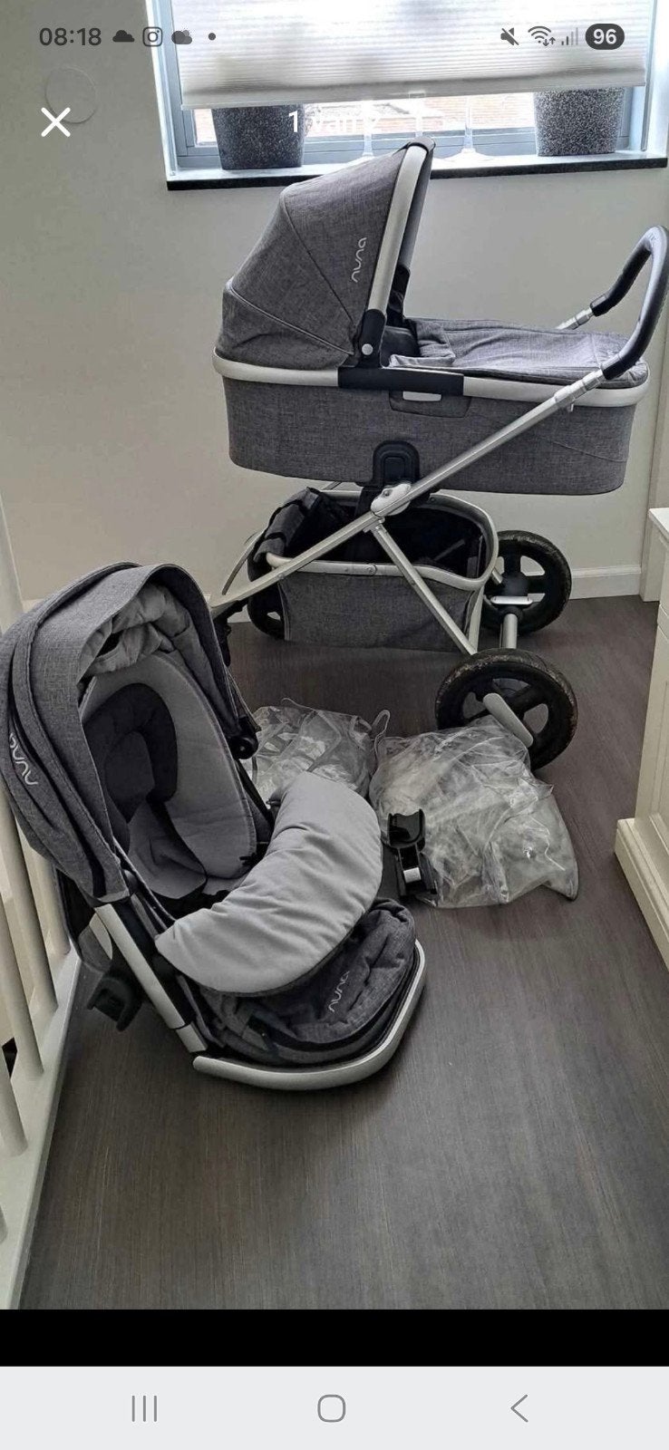 Nuna Ivvi savi kinderwagen tekoop, Kinderen en Baby's, Kinderwagens en Combinaties, Ophalen of Verzenden, Zo goed als nieuw, Overige merken
