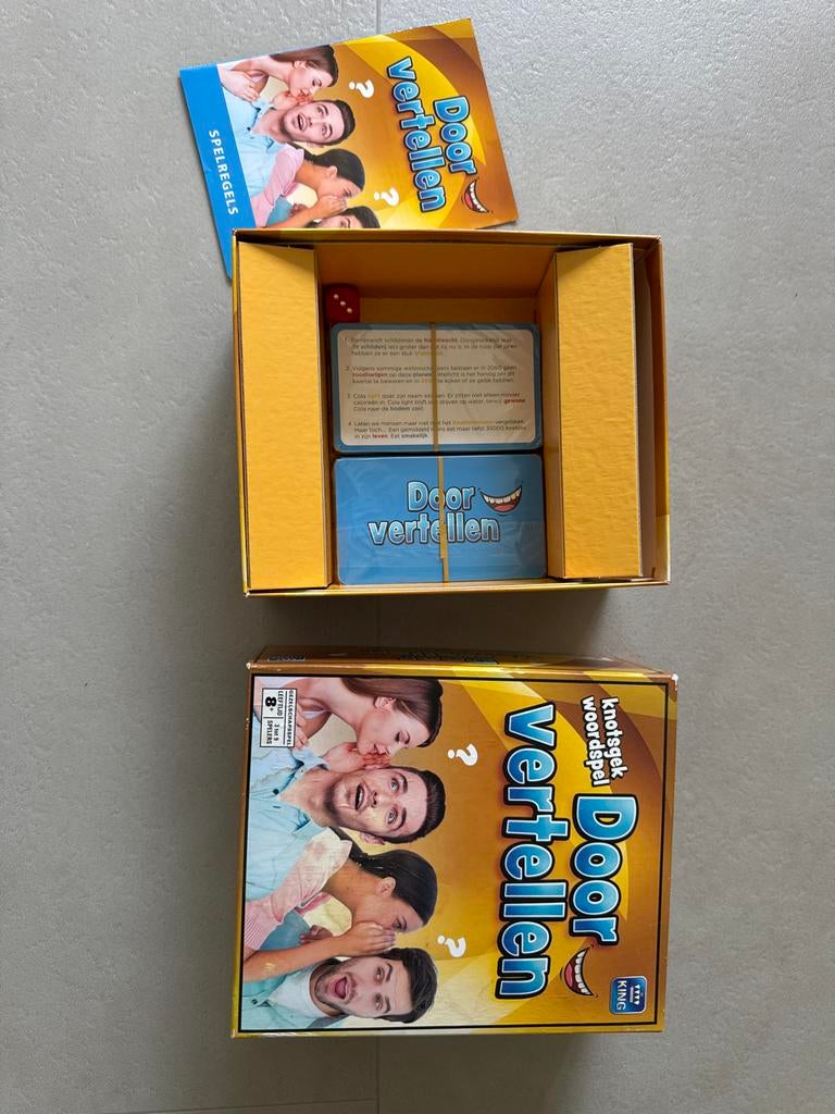 Door Vertellen - Knotsgek Woordspel NIEUW, Verzamelen, Speelkaarten, Jokers en Kwartetten, Ophalen of Verzenden, Nieuw