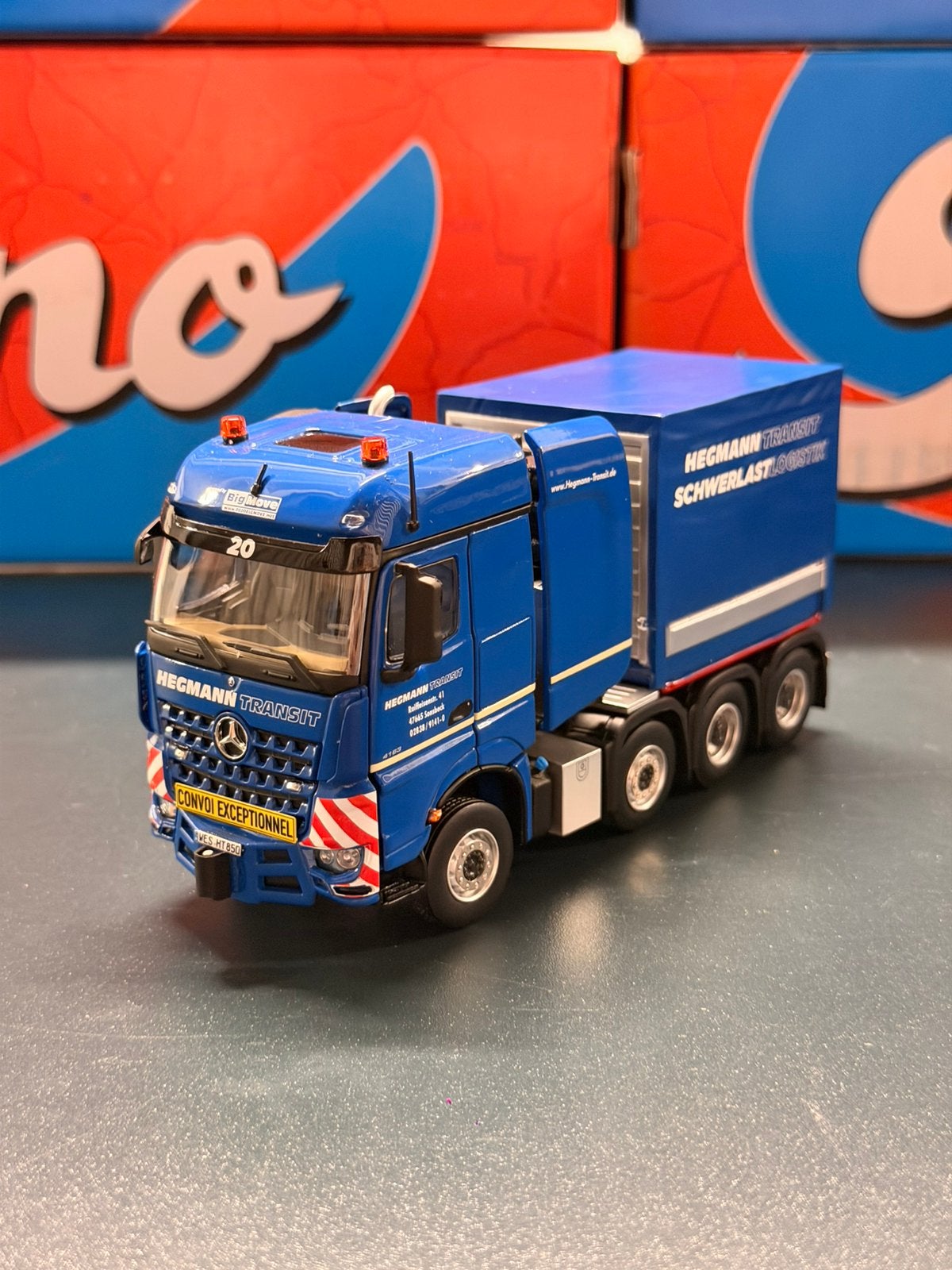 IMC Mercedes-Benz Arocs – Hegmann Transit, Hobby en Vrije tijd, Ophalen of Verzenden, Zo goed als nieuw, Bus of Vrachtwagen, Overige merken