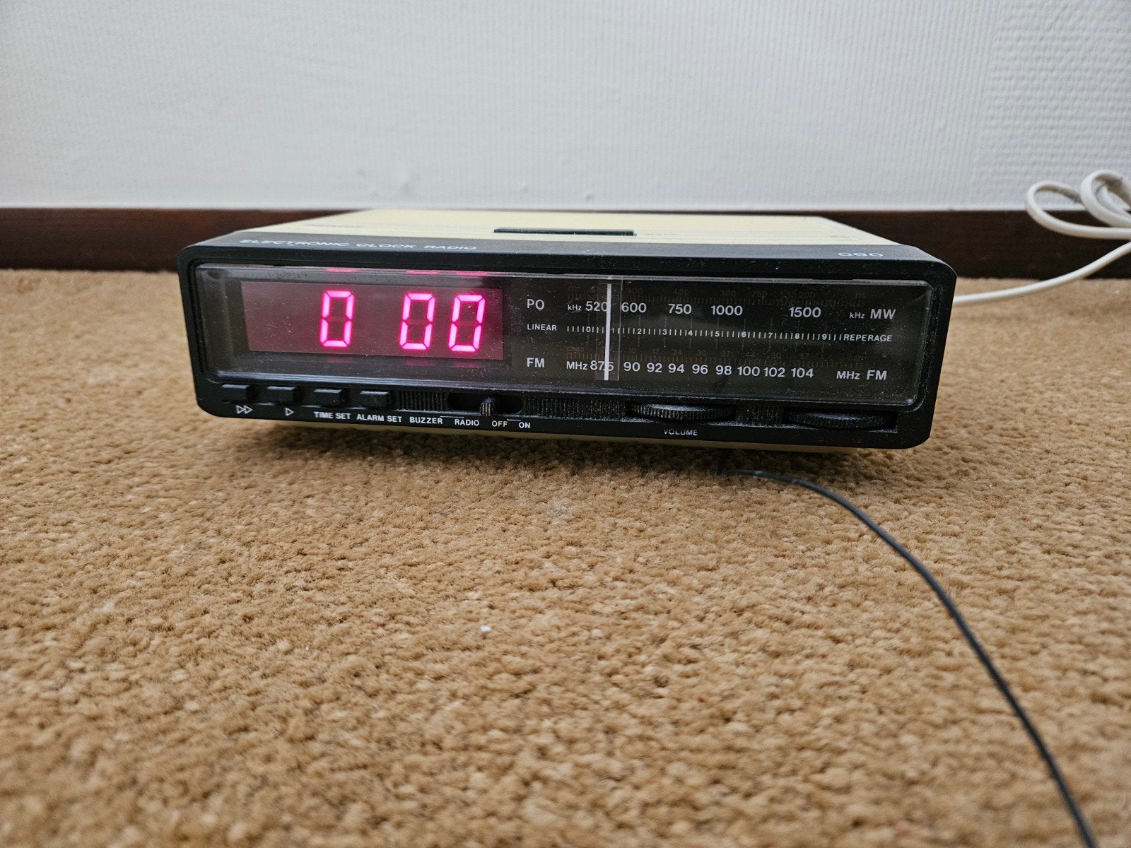 Vintage wekker Philips, Ophalen of Verzenden