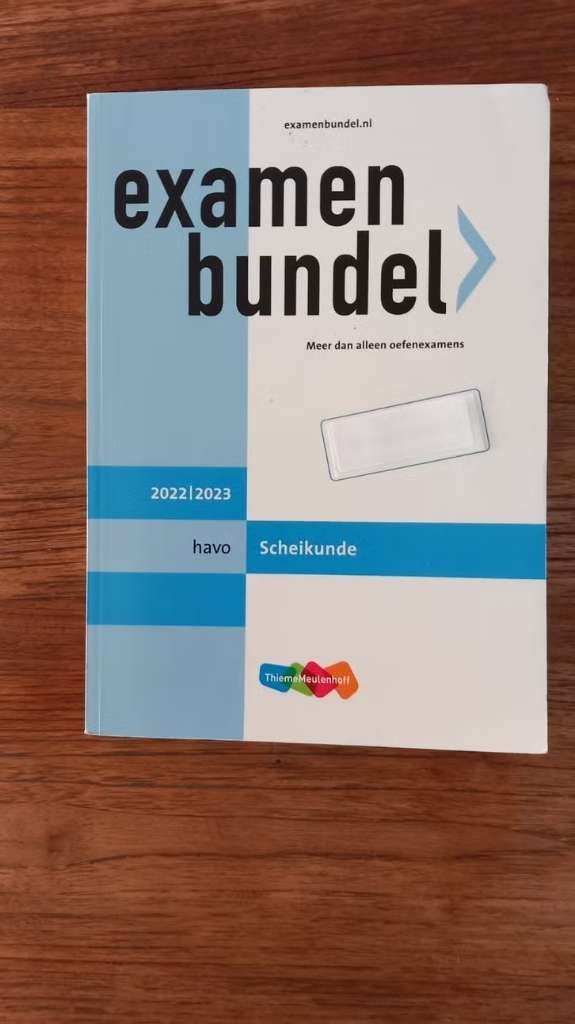 Examenbundel Scheikunde HAVO 2022/2023, Boeken, Ophalen of Verzenden, Zo goed als nieuw, HAVO, Scheikunde