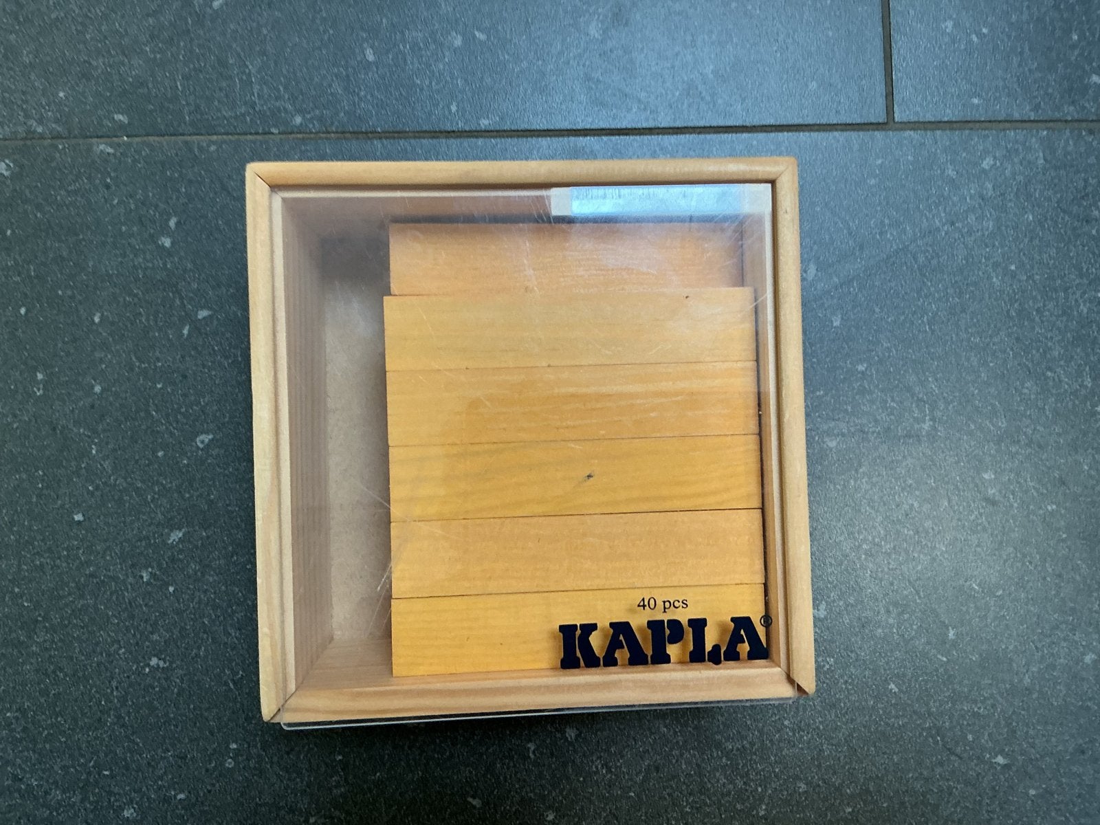 Kapla bouwplankjes - Geel - 40 stuks, Ophalen of Verzenden, Gebruikt, Overige merken