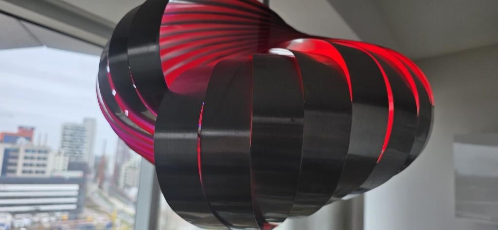 Spiraal Lamp Henri Mathieu Lyfa 1965 – Mid Century Design, Huis en Inrichting, Space Age - Vintage - Mid Century, Ophalen of Verzenden