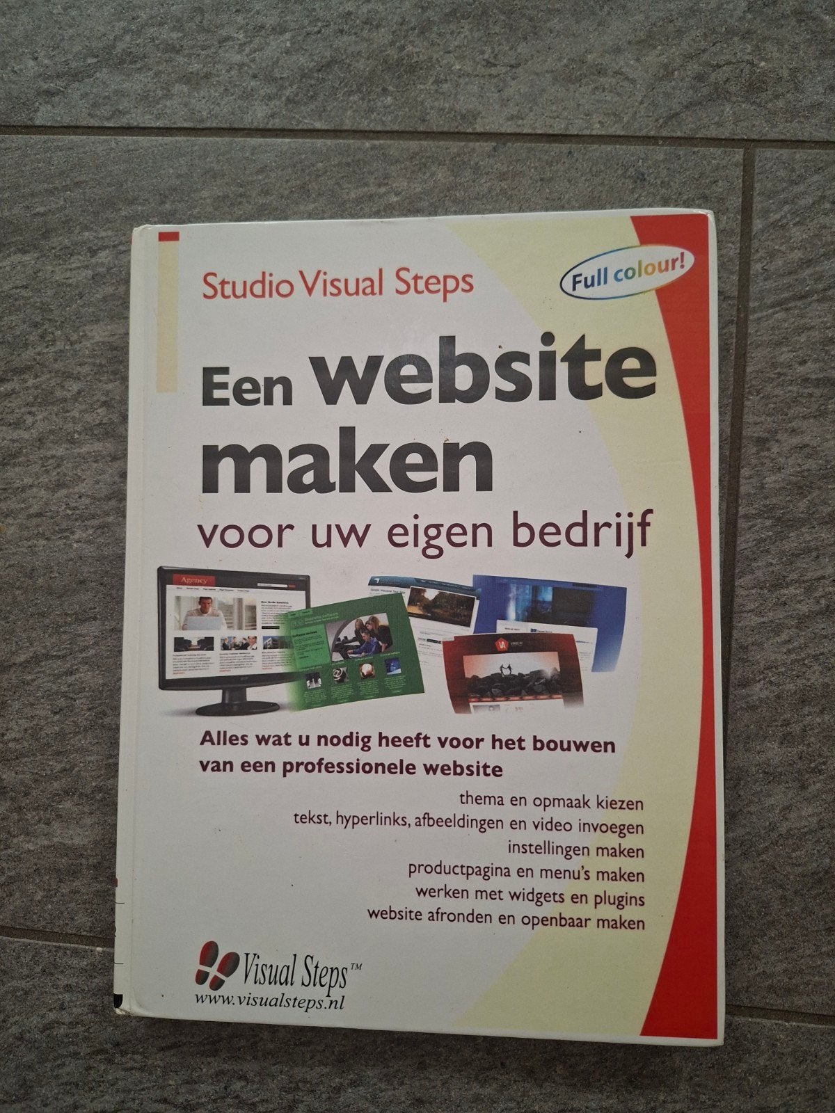 Studio Visual Steps: Een website maken voor uw eigen bedrijf, Boeken, Ophalen of Verzenden, Gelezen, Internet of Webdesign, Studio Visual Steps
