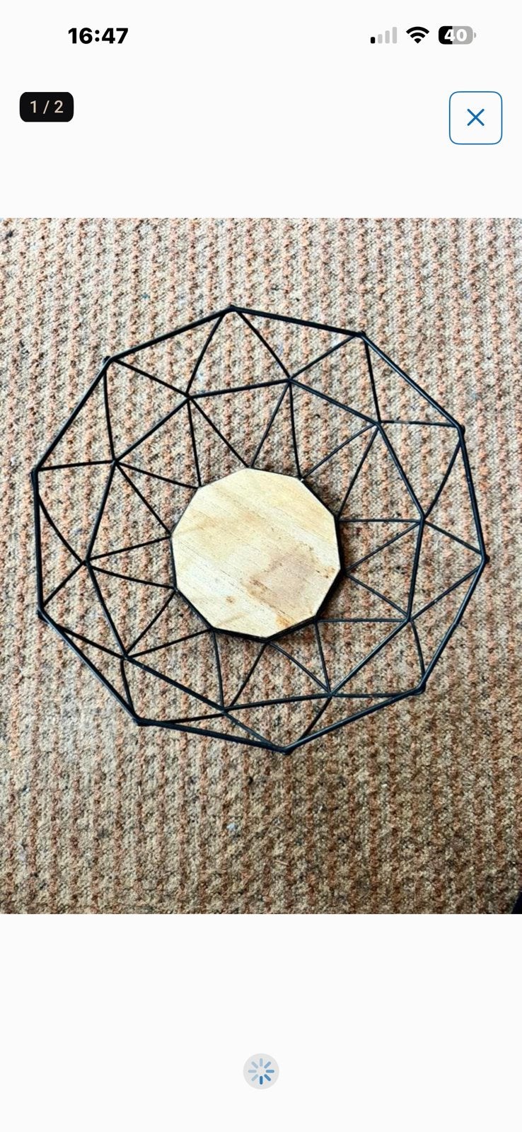 Fruitmand, Ophalen, Gebruikt, Rond, Metaal