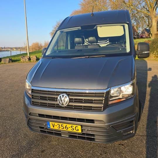Volkswagen Crafter GB 2.0 TDI 177pk L3h3 364/3500 FWD 2018, 1998 kg, Zwart, Volkswagen, Origineel Nederlands